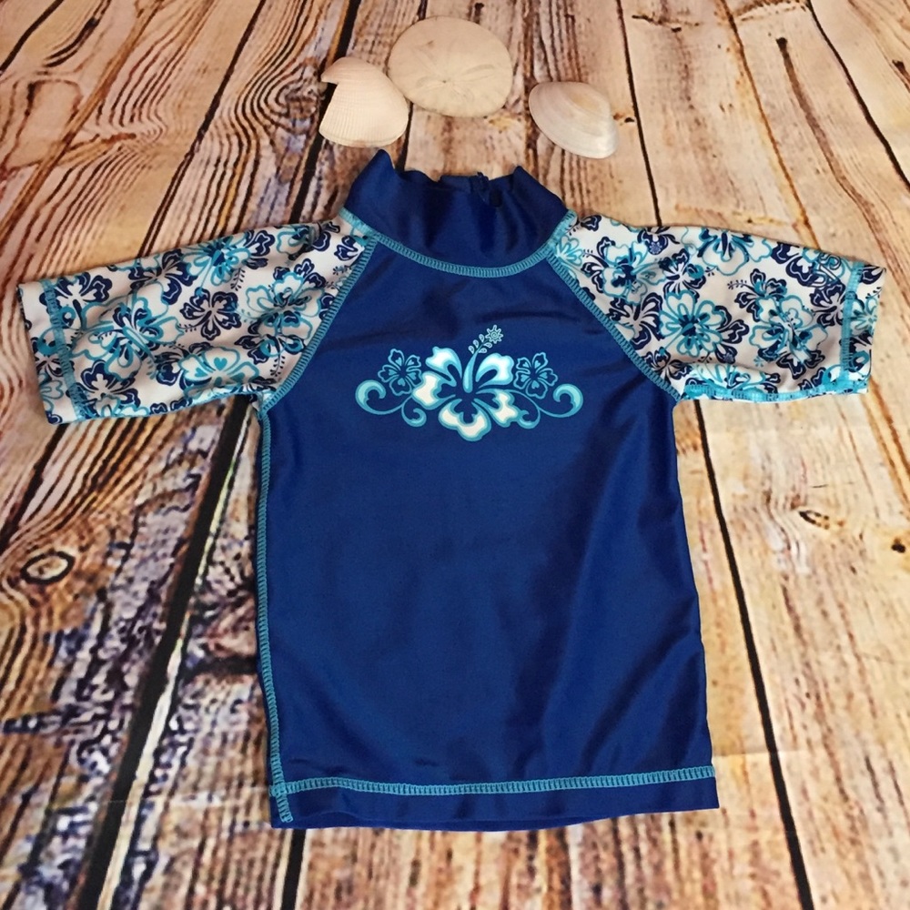 UV Skins Toddler Rash Guard Swim Shirt 12-18months
